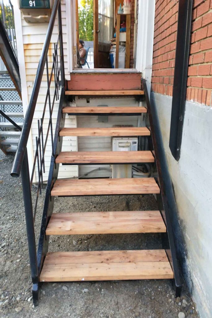 soudure---escaliers-et-garde-corps---savoir-fer-hebert Remise à neuf d'un escalier. soudure escaliers par Savoir-fer Hébert